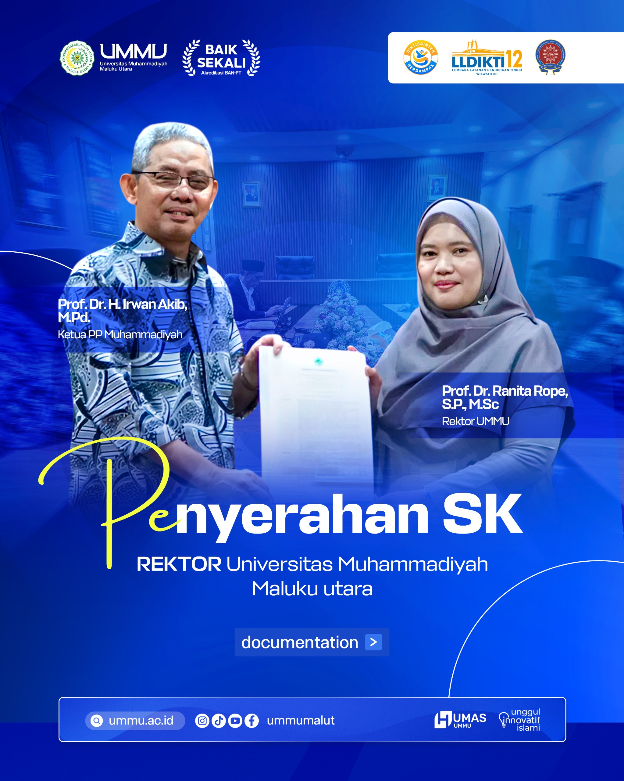 TERIMA KASIH PAK REKTOR